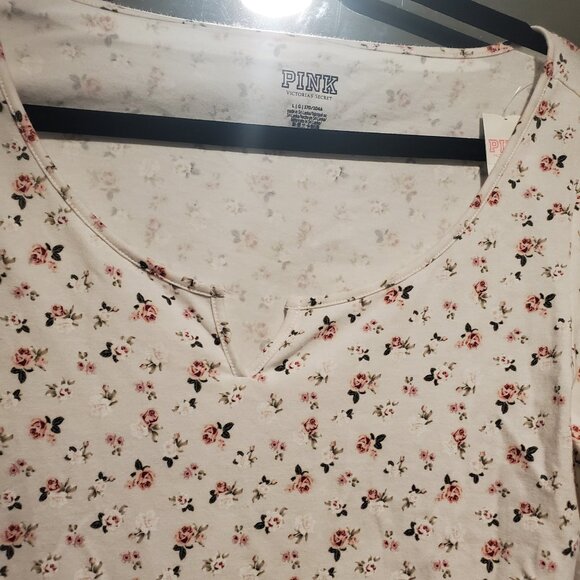 🌸 White and Floral Bodysuit Size L NWT - Picture 2 of 5